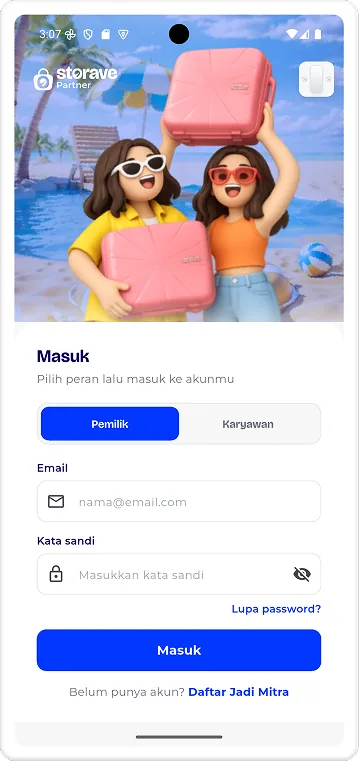 Aplikasi Storave Partner